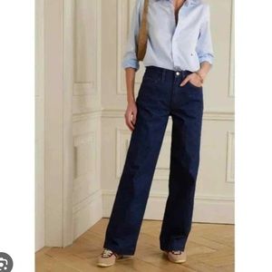 FRAME Le Italien High-Rise Wide-Leg Jeans